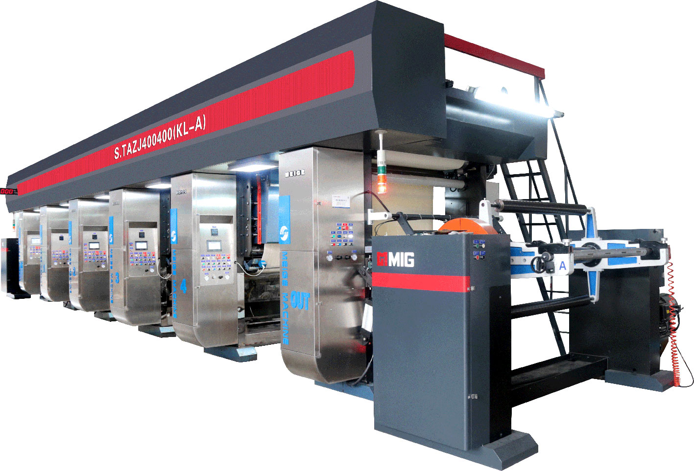 S.TAZJ401400(KL-A)中高速电子轴凹版印刷机