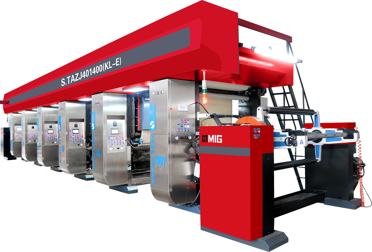 S.TAZJ401400(KL-E)中高速电子轴凹版印刷机