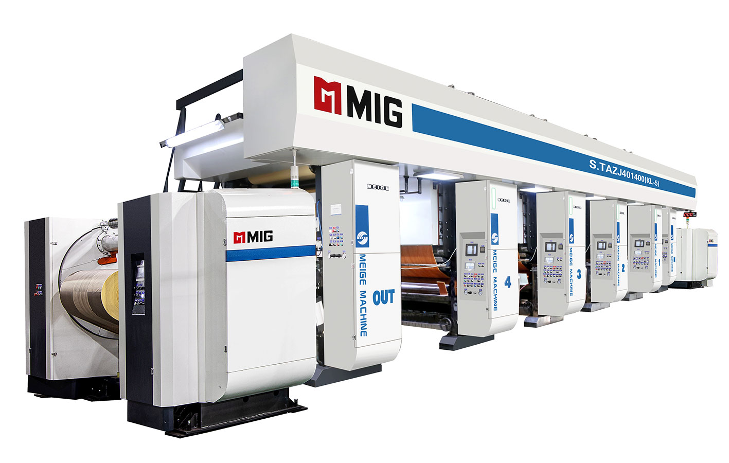 S.TAZJ401400(KL-5)中高速电子轴凹版印刷机